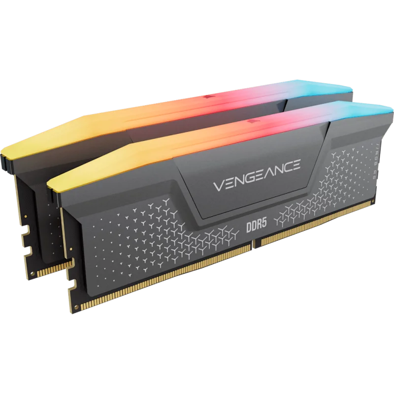Corsair Vengeance RGB RS DDR5 6000MT/s CL40 - 64GB (2x32GB) Gray
