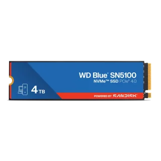 WD Blue SN5100 - M.2 PCIe Gen4 NVMe SSD - 4TB