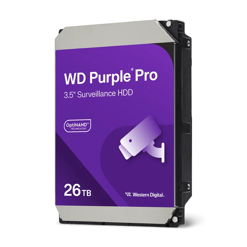 WD Purple Pro - 3.5" Surveillance HDD - 26TB SATA