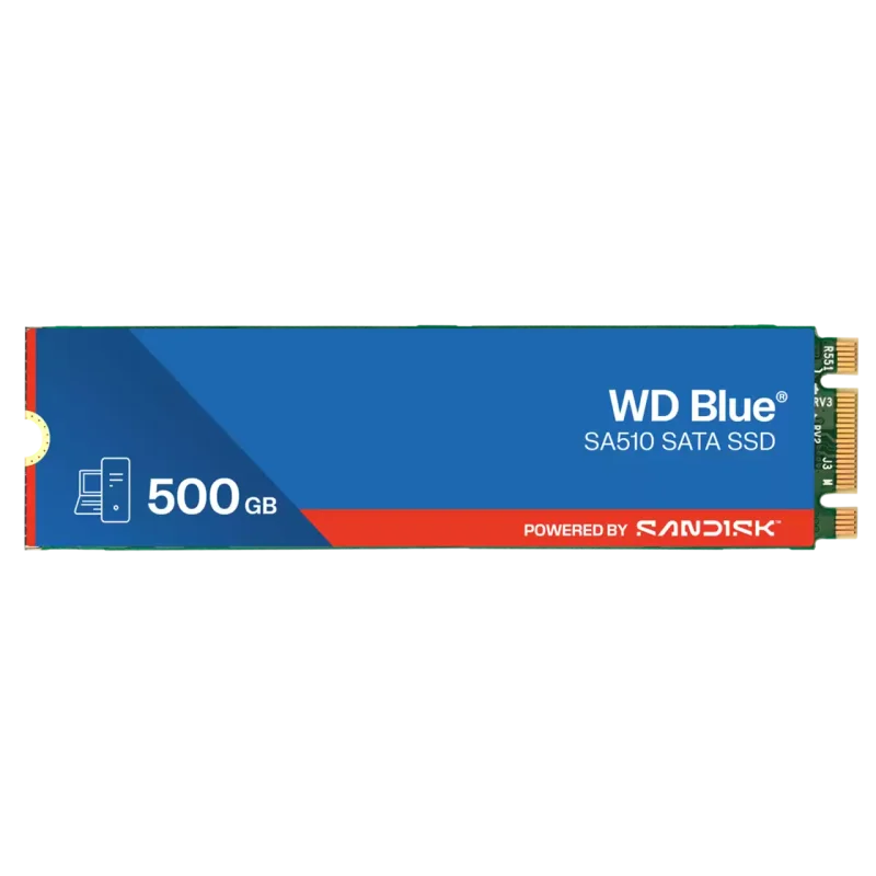 WD Blue SA510 - M.2 SATA SSD - 500GB