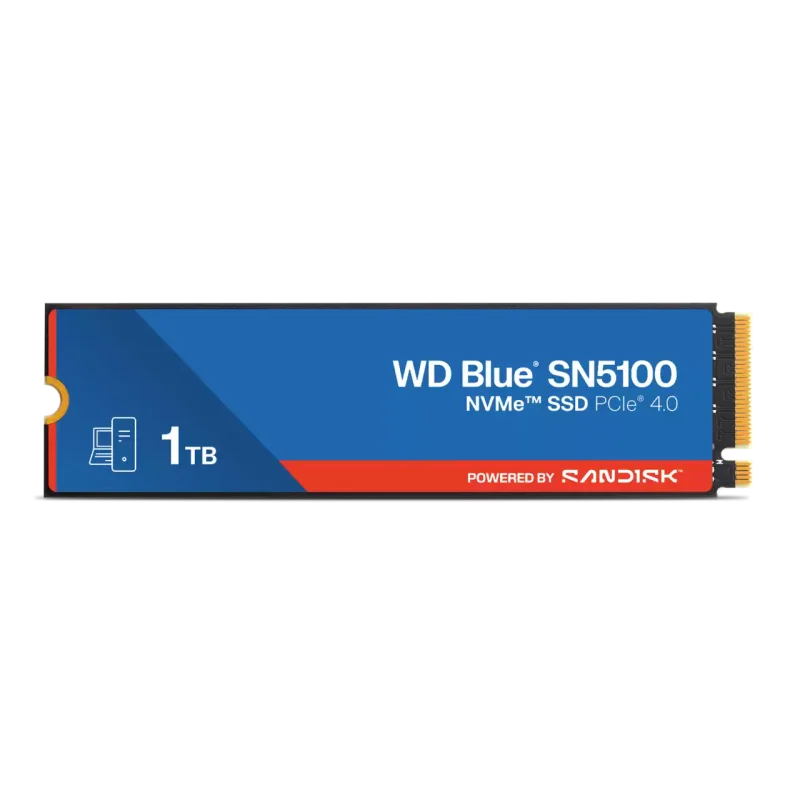 WD Blue SN5100 - M.2 PCIe Gen4 NVMe SSD - 1TB