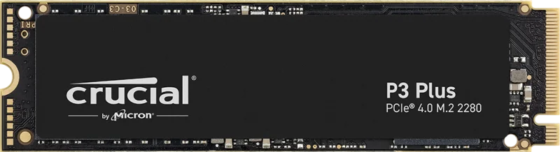 Crucial P3 Plus - M.2 PCIe Gen4 NVMe SSD - 4TB