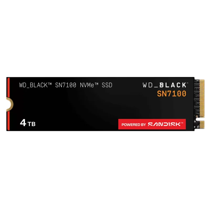 WD Black SN7100 - M.2 PCIe Gen4 NVMe SSD - 4TB