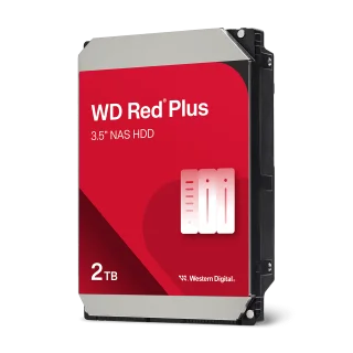 WD Red Plus - 3.5" NAS HDD - 2TB SATA