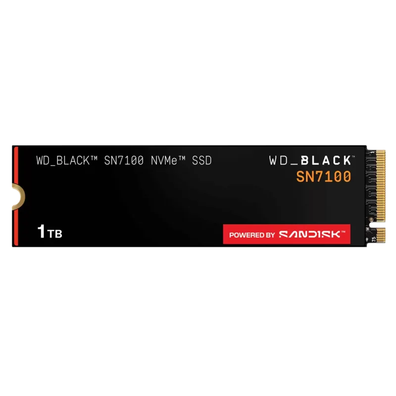 WD Black SN7100 - M.2 PCIe Gen4 NVMe SSD - 1TB