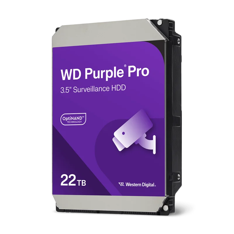 WD Purple Pro - 3.5" Surveillance HDD - 22TB SATA