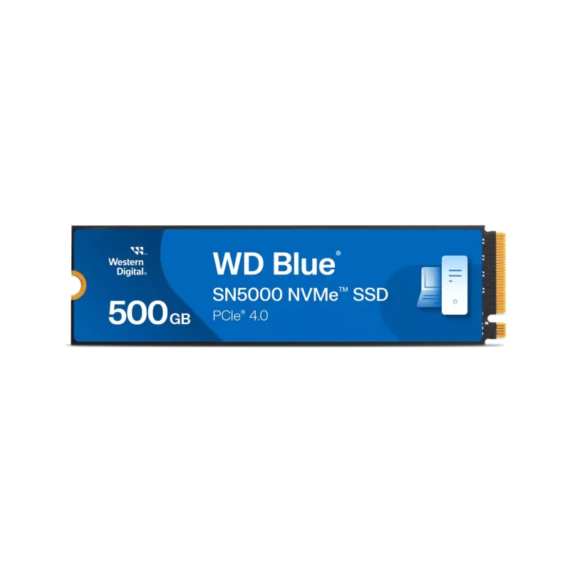WD Blue SN5000 - M.2 PCIe Gen4 NVMe SSD - 500GB