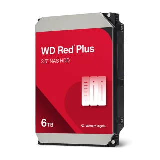 WD Red Plus - 3.5" NAS HDD - 6TB SATA