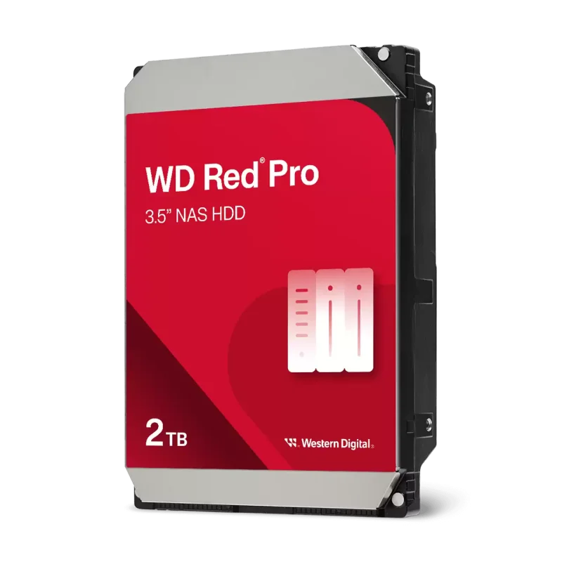 WD Red Pro - 3.5" NAS HDD - 2TB SATA