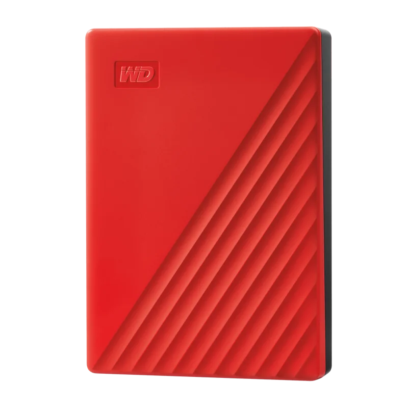 WD My Passport - External Portable HDD USB 3.0 - 6TB Red