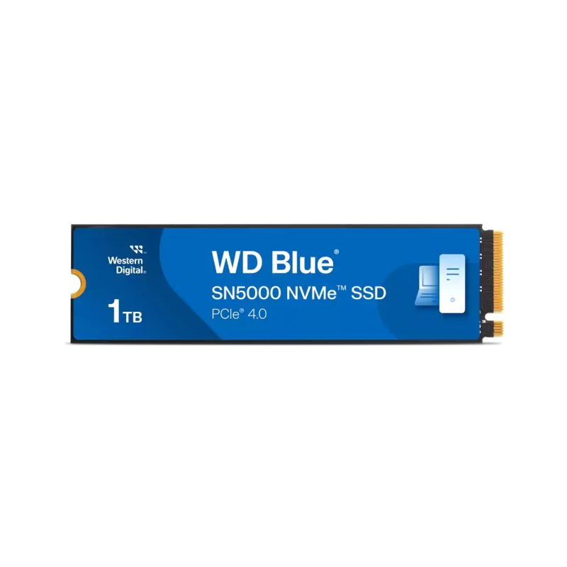WD Blue SN5000 - M.2 PCIe Gen4 NVMe SSD - 1TB