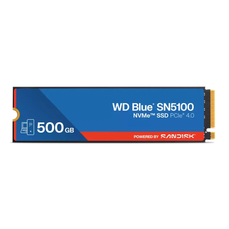 WD Blue SN5100 - M.2 PCIe Gen4 NVMe SSD - 500GB