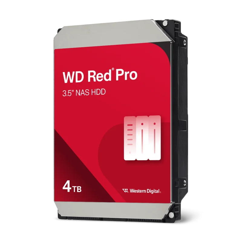WD Red Pro - 3.5" NAS HDD - 4TB SATA