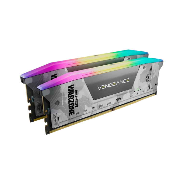 Corsair Vengeance RGB DDR5 6400MT/s CL32 - 32GB (2x16GB) Light gray