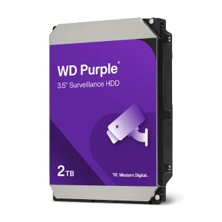 WD Purple - 3.5" Surveillance HDD - 2TB SATA