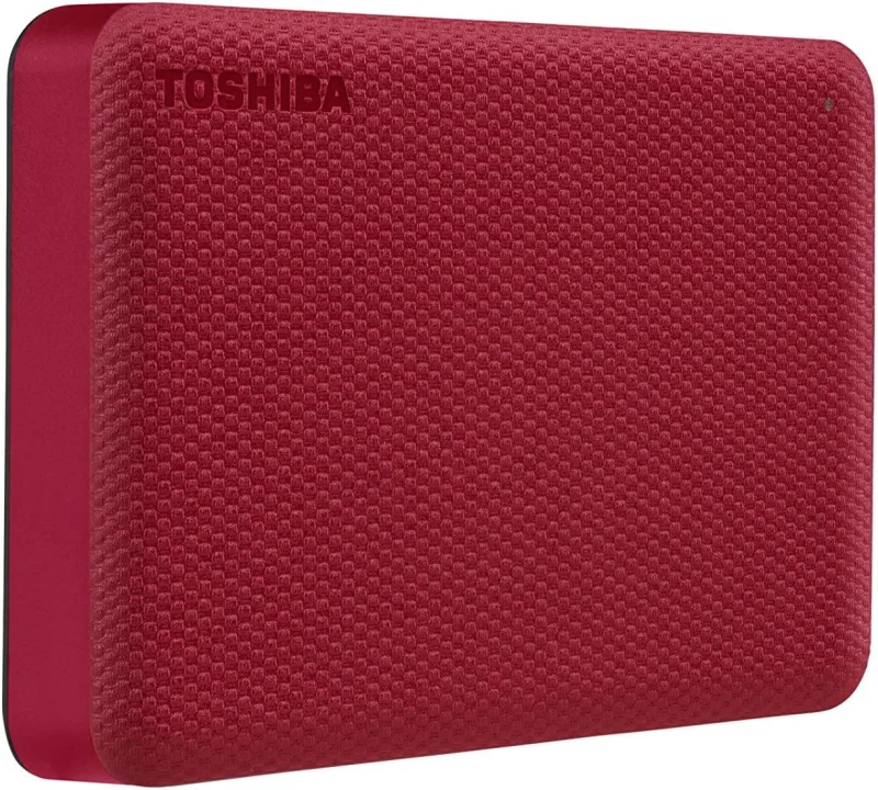 Toshiba Canvio Advance - External Portable HDD USB 3.0 - 4TB Red