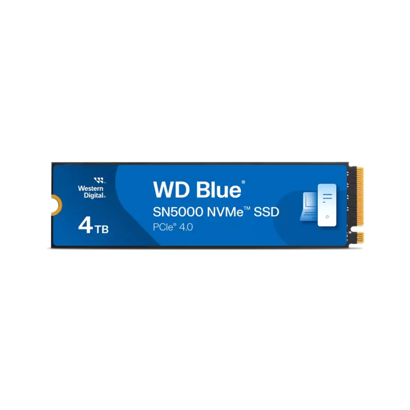 WD Blue SN5000 - M.2 PCIe Gen4 NVMe SSD - 4TB