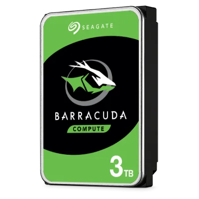 Seagate BarraCuda - 3.5" Desktop HDD - 3TB SATA