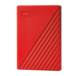 WD My Passport - External Portable HDD USB 3.0 - 2TB Red