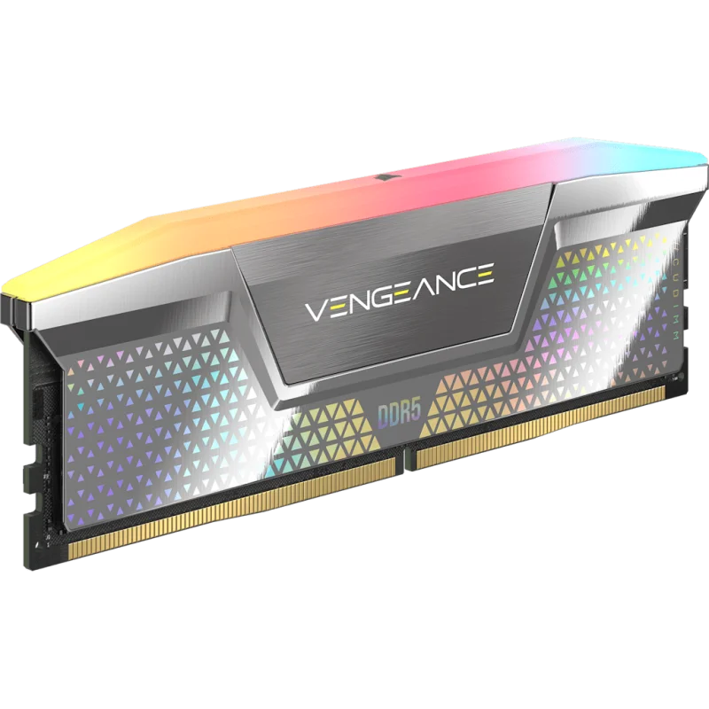 Corsair Vengeance RGB CUDIMM DDR5 8200MT/s CL40 - 48GB (2x24GB) Silver