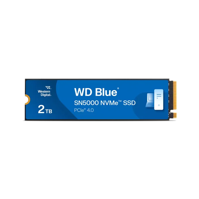 WD Blue SN5000 - M.2 PCIe Gen4 NVMe SSD - 2TB