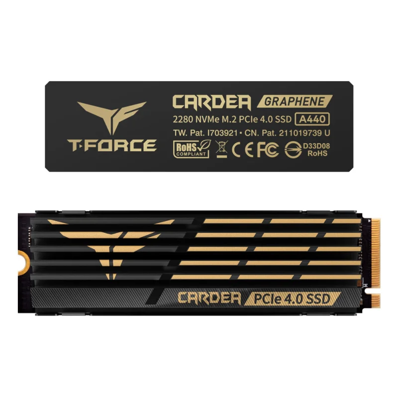 TeamGroup T-Force Cardea A440 - M.2 PCIe Gen4 NVMe SSD - 2TB