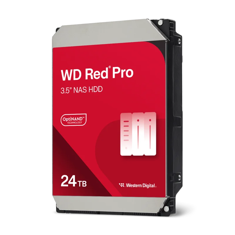 WD Red Pro - 3.5" NAS HDD - 24TB SATA