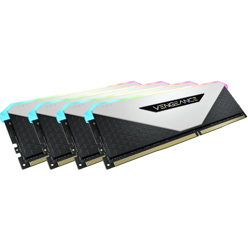 Corsair Vengeance RGB RT DDR4 3600MHz CL18 - 32GB (4x8GB) White