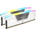 Corsair Vengeance RGB DDR5 6000MT/s CL36 - 32GB (2x16GB) White Intel XMP