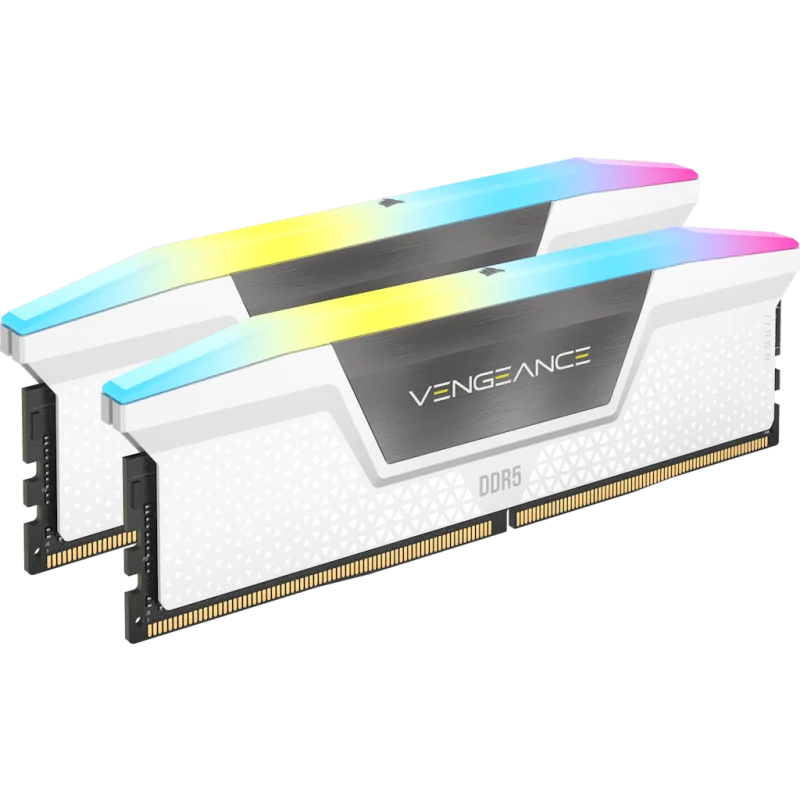 Corsair Vengeance RGB DDR5 6000MT/s CL30 - 96GB (2x48GB) White