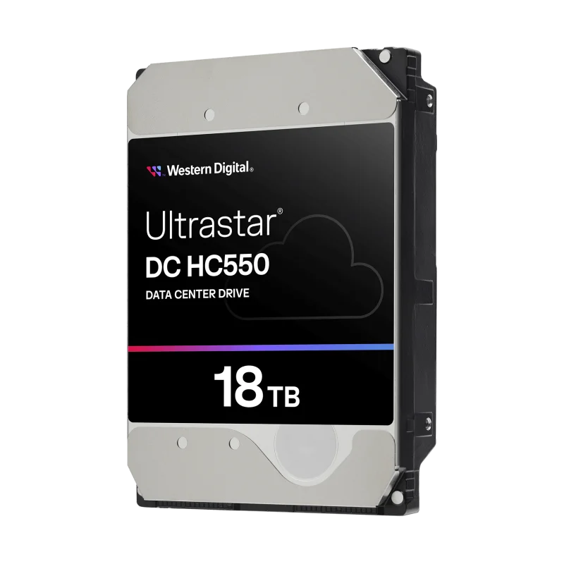 WD Ultrastar DC HC550 - 3.5" Enterprise HDD - 18TB SATA SE