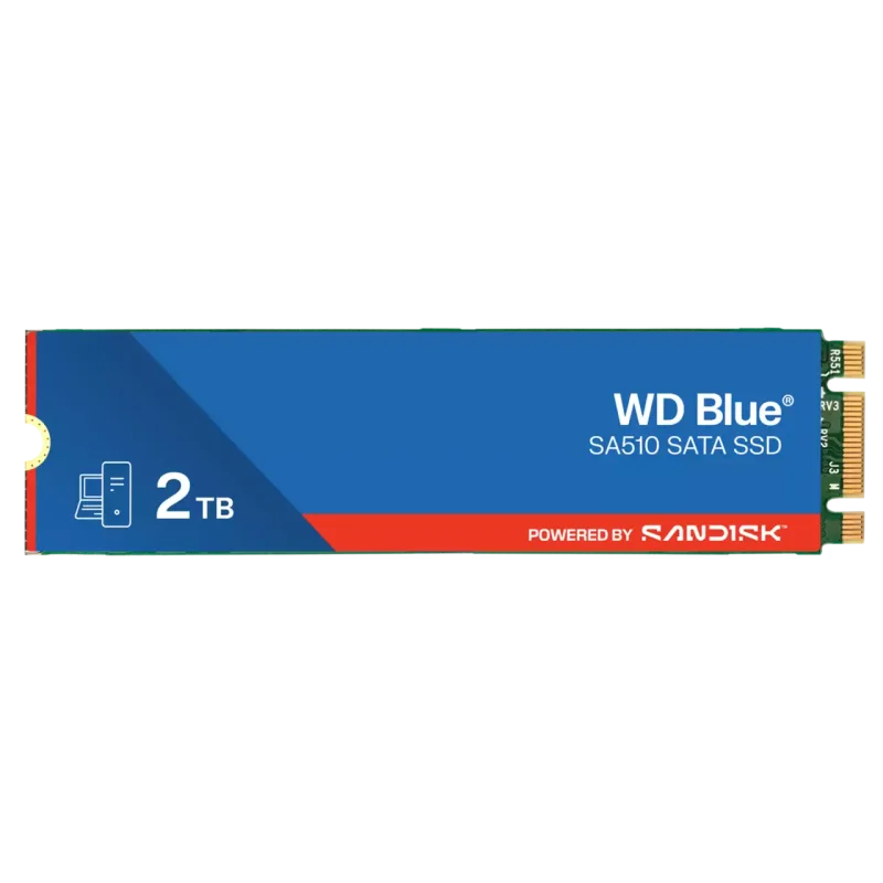 WD Blue SA510 - M.2 SATA SSD - 2TB