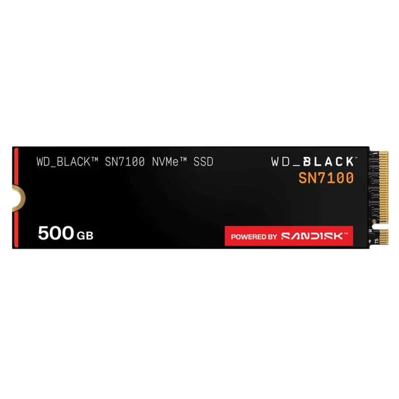 WD Black SN7100 - M.2 PCIe Gen4 NVMe SSD - 500GB