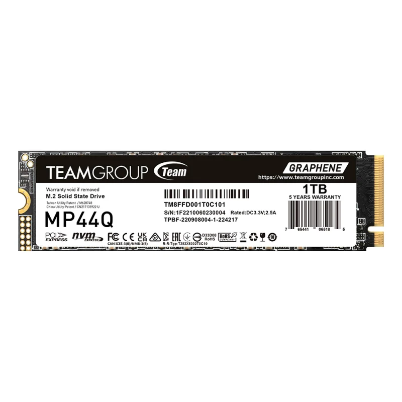 TeamGroup MP44Q - M.2 PCIe Gen4 QLC NVMe SSD - 1TB